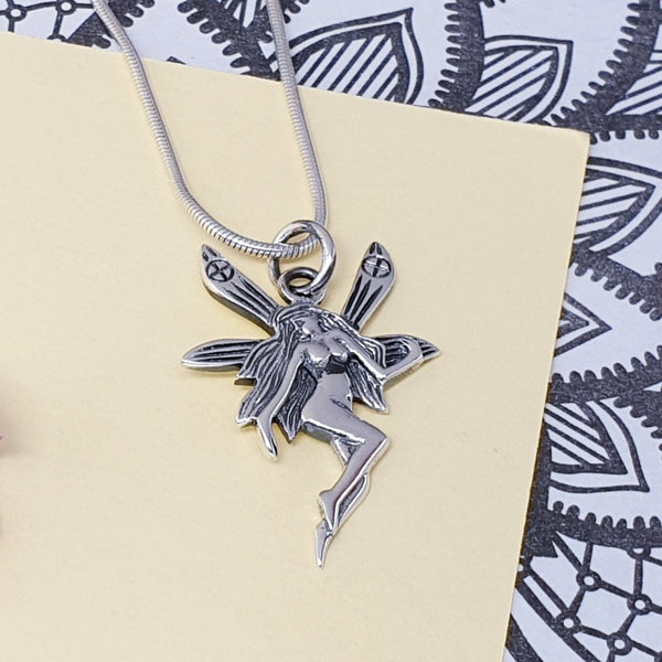 Sterling Silver Fairy Pendant