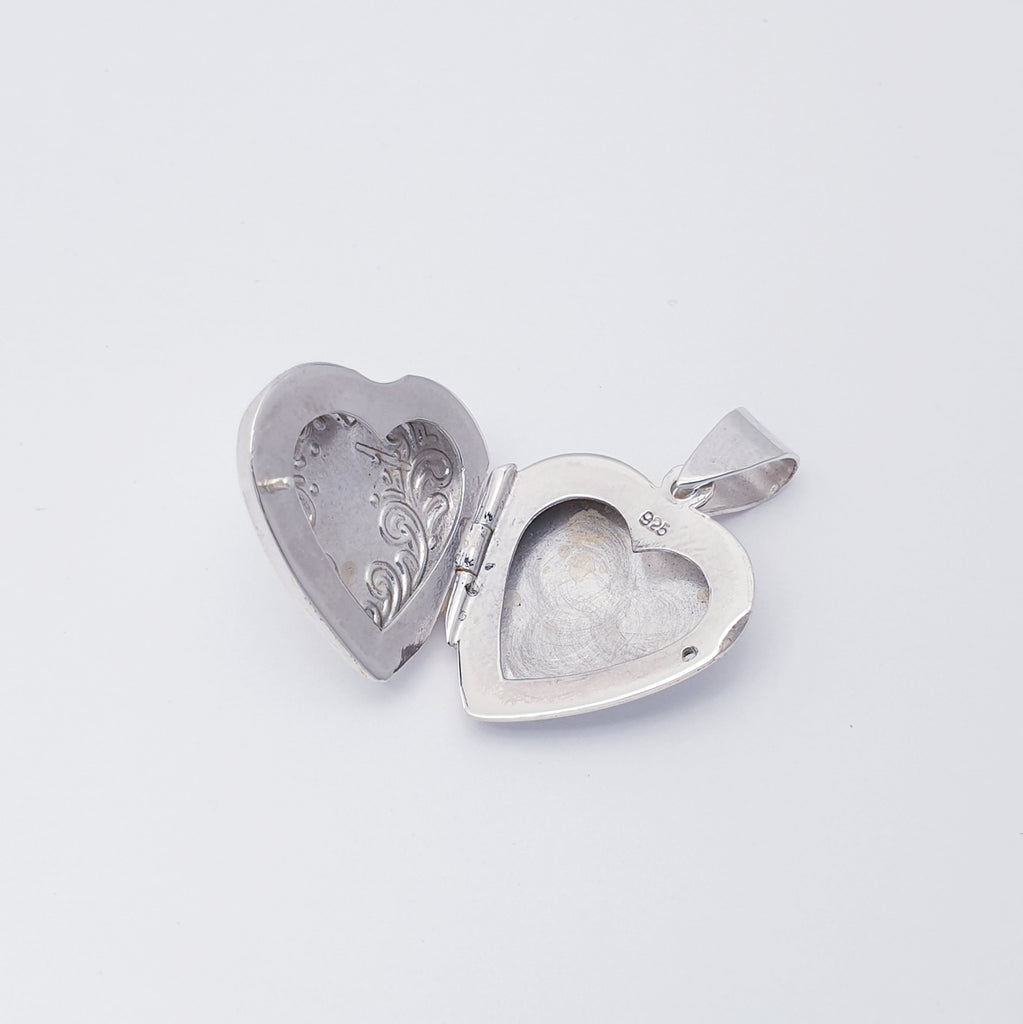 Sterling Silver Dainty Heart Locket