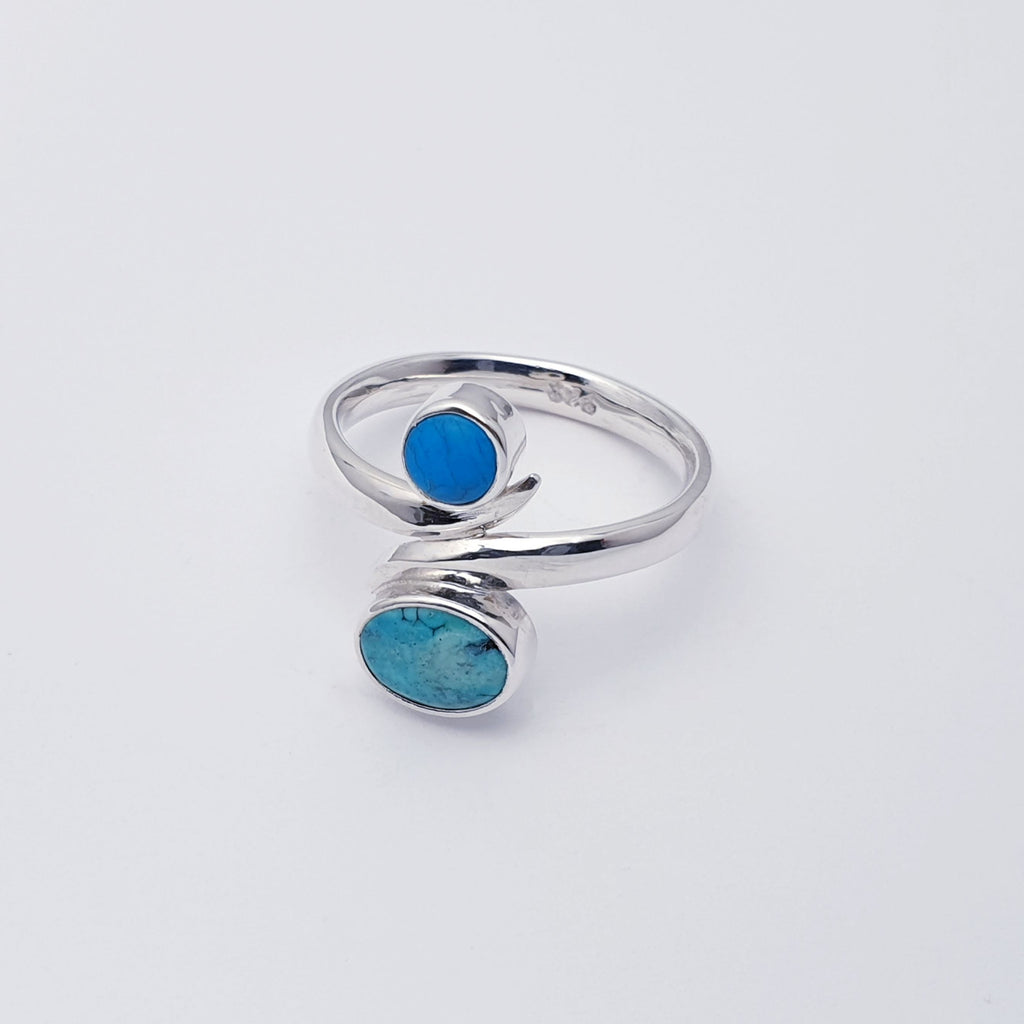 Turquoise Sterling Silver Juno Ring