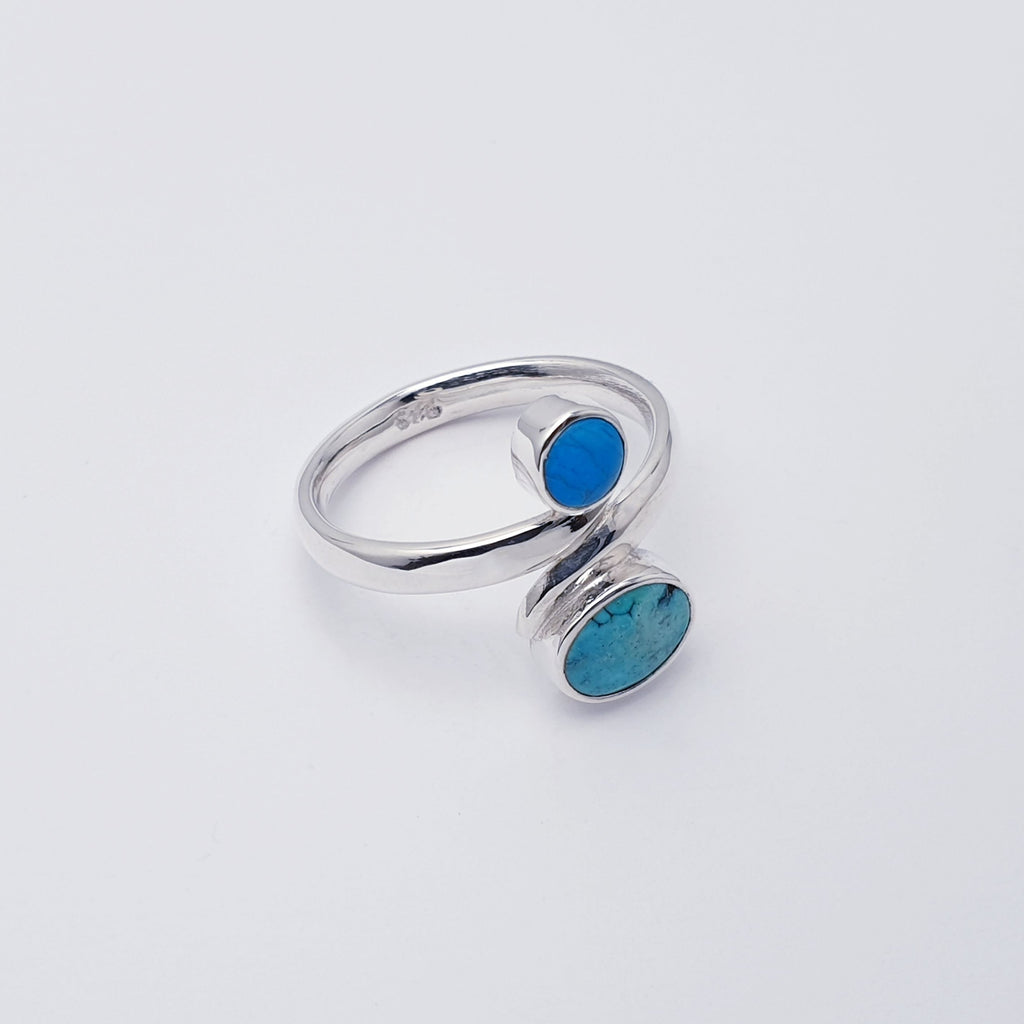 Turquoise Sterling Silver Juno Ring