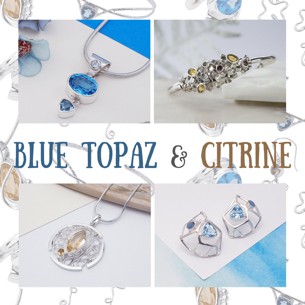 All about Blue Topaz & Citrine - The Birthstones for November