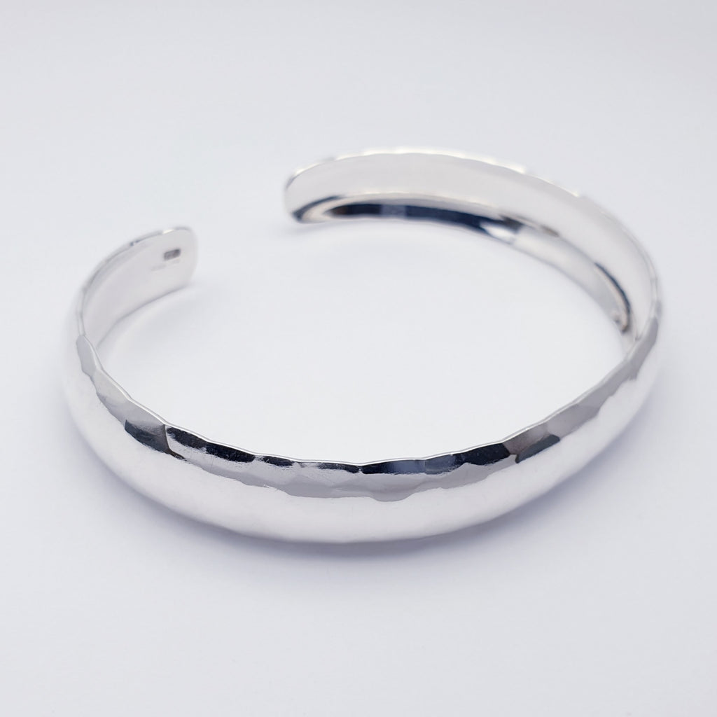 Sterling Silver Hammered Cuff Bracelet