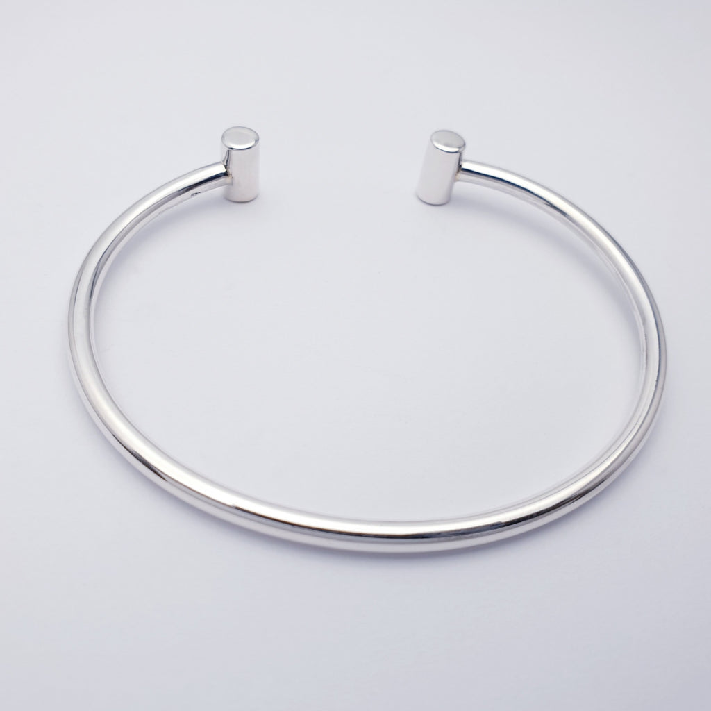 Sterling Silver T Bar Cuff Bracelet