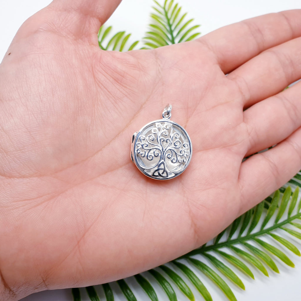 Sterling Silver Tree Of Life Locket