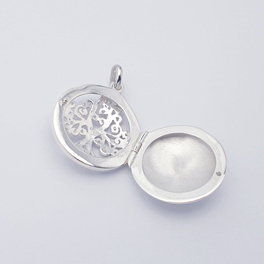 Sterling Silver Tree Of Life Locket