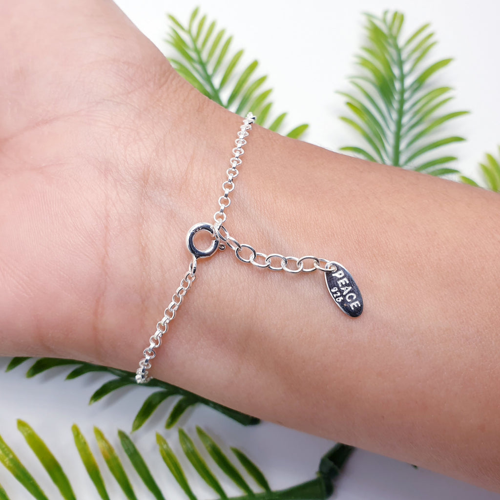 Sterling Silver Cross Bracelet