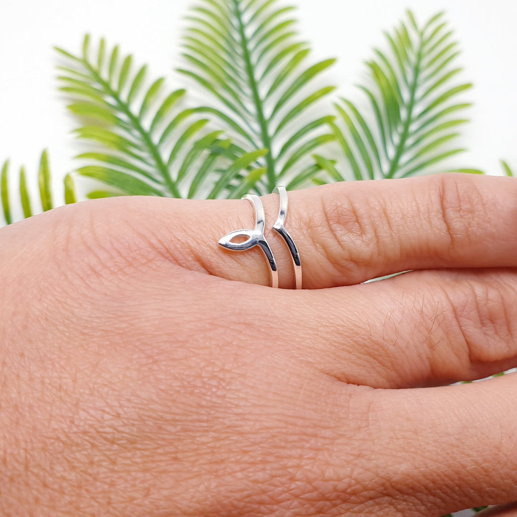 Sterling Silver Twin Band Toe Ring