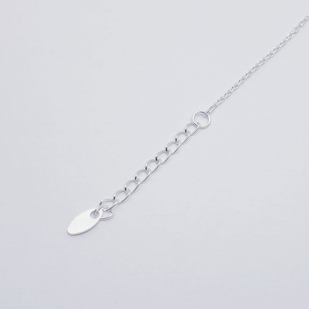 Sterling Silver Simple Disc Bracelet
