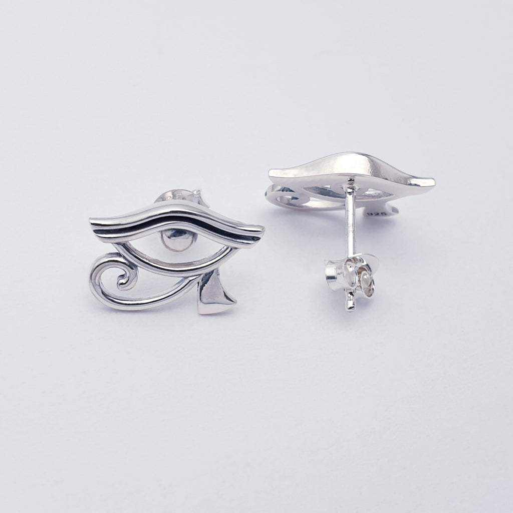 Sterling Silver Egyptian Eye Studs