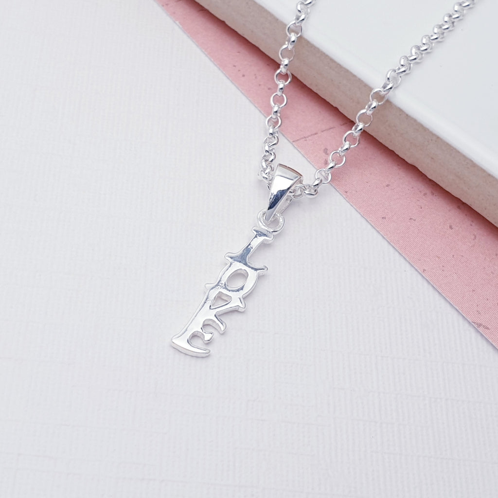Sterling Silver Love Pendant