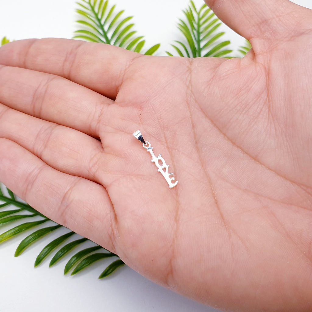 Sterling Silver Love Pendant