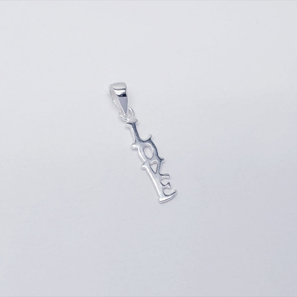Sterling Silver Love Pendant