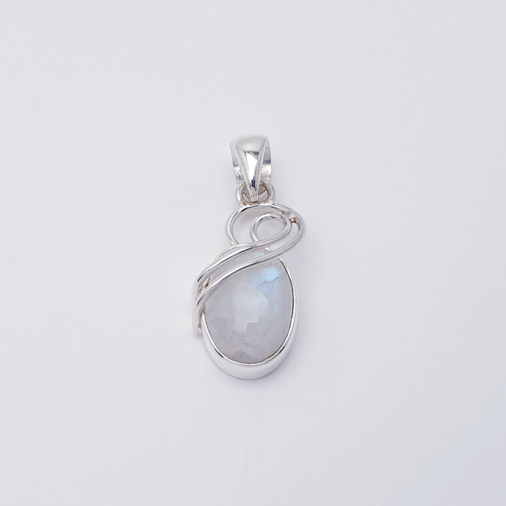 Moonstone Sterling Silver Cora Pendant