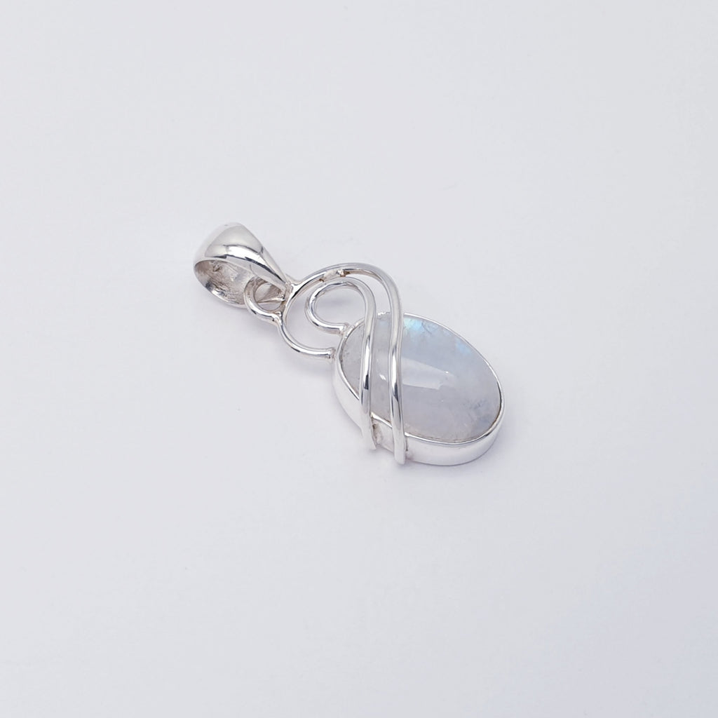 Moonstone Sterling Silver Cora Pendant