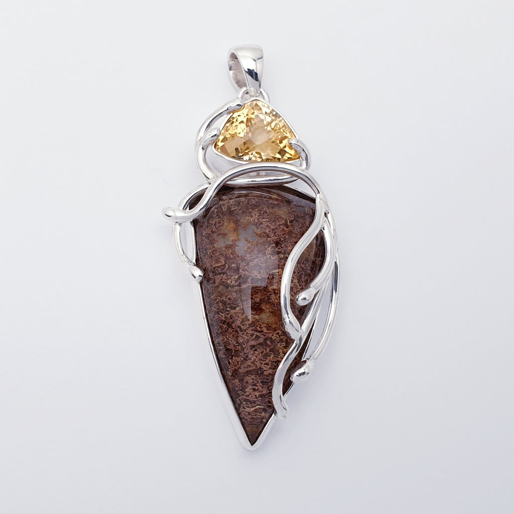 One-Off Lodolite Sterling Silver Apollo Pendant