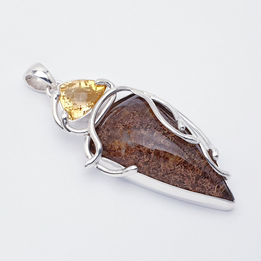 One-Off Lodolite Sterling Silver Apollo Pendant