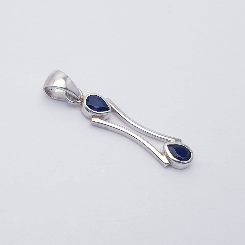 Iolite Sterling Silver Charis Pendant