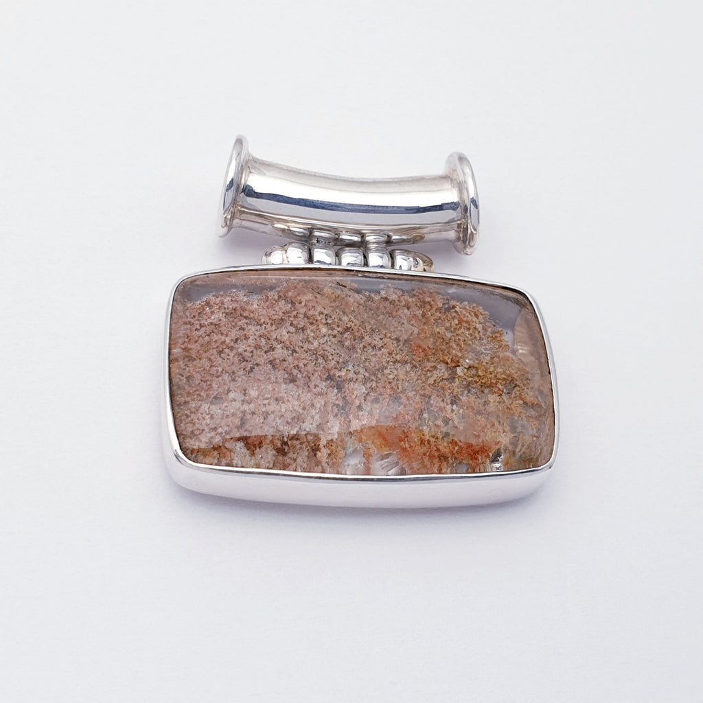 One-Off Lodolite Sterling Silver Helios Pendant