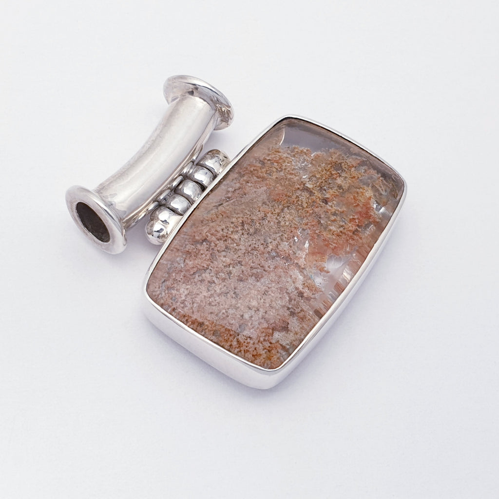 One-Off Lodolite Sterling Silver Helios Pendant