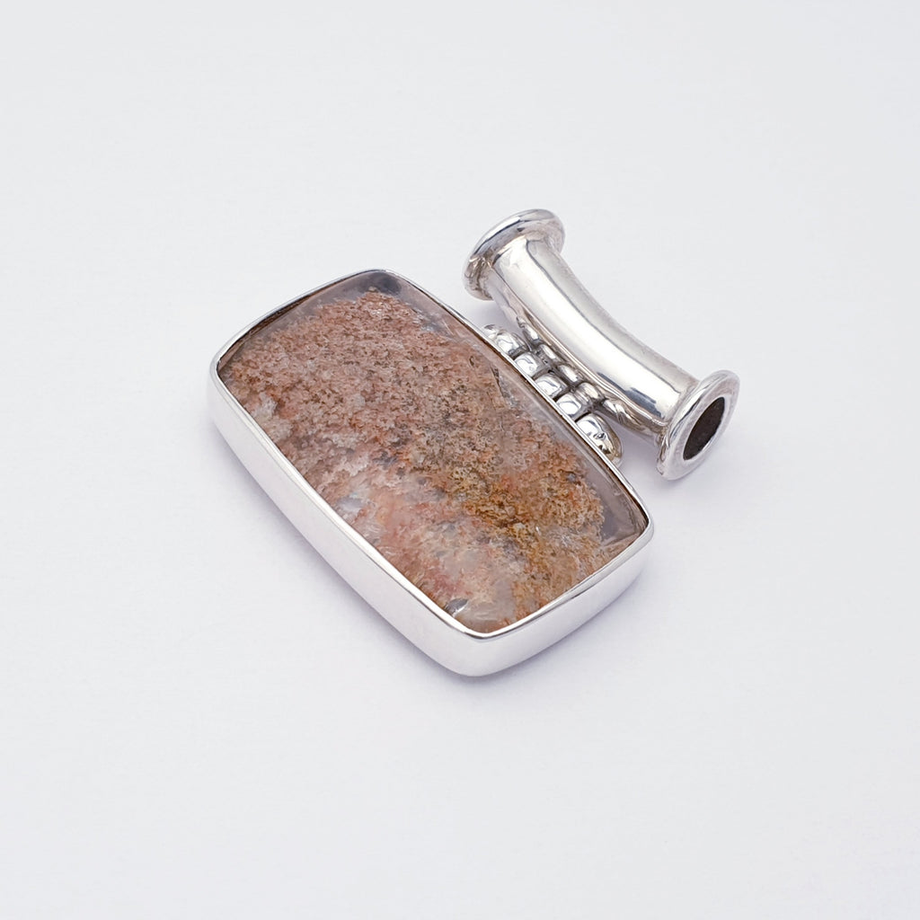 One-Off Lodolite Sterling Silver Helios Pendant