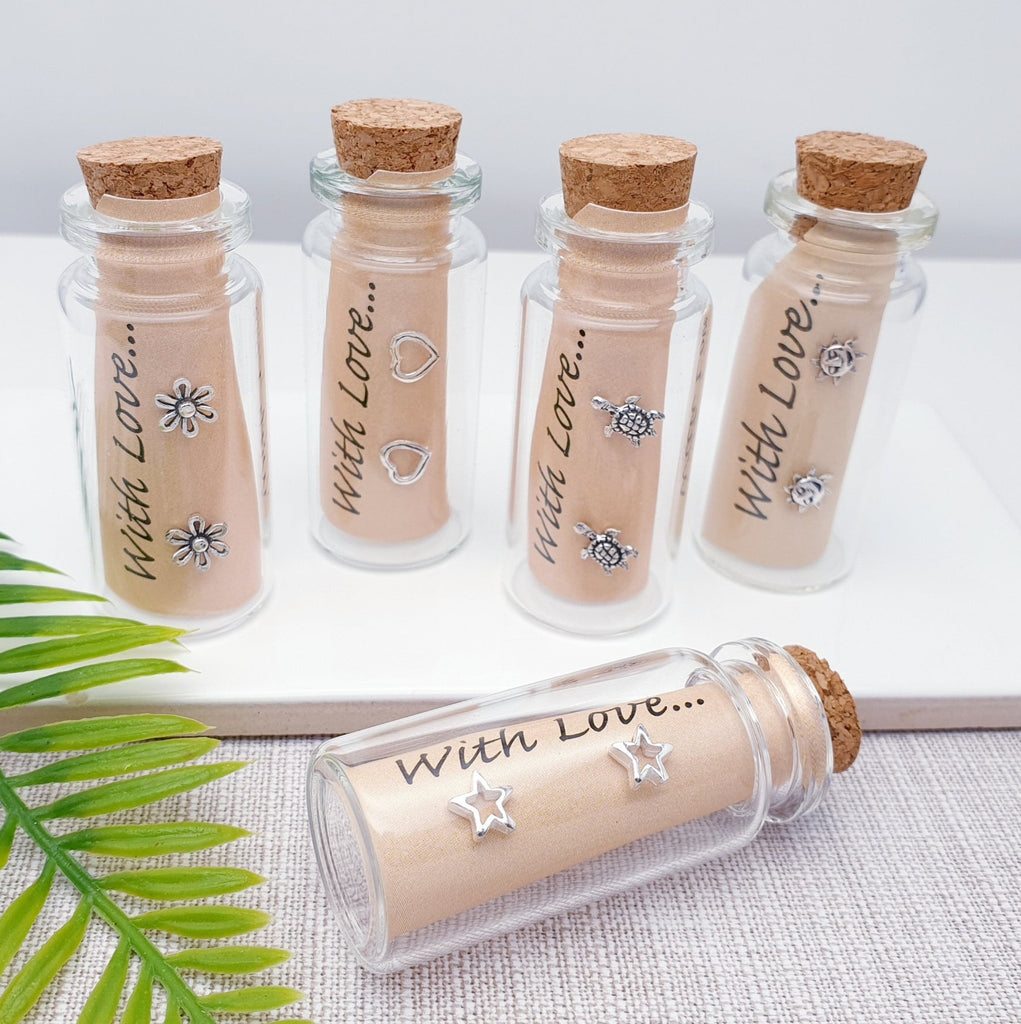 Message in a Bottle Studs - Available in 15 designs