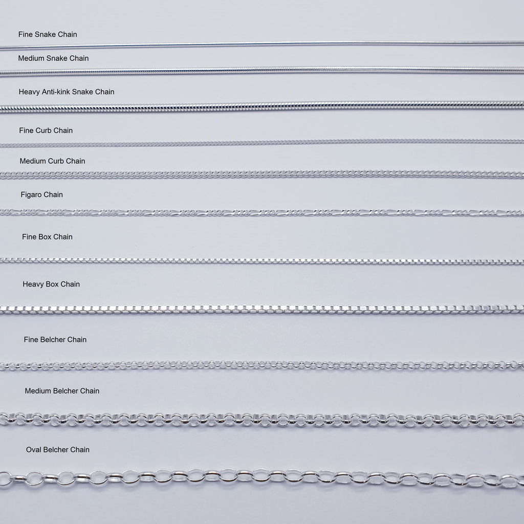 Our Sterling Silver Chains