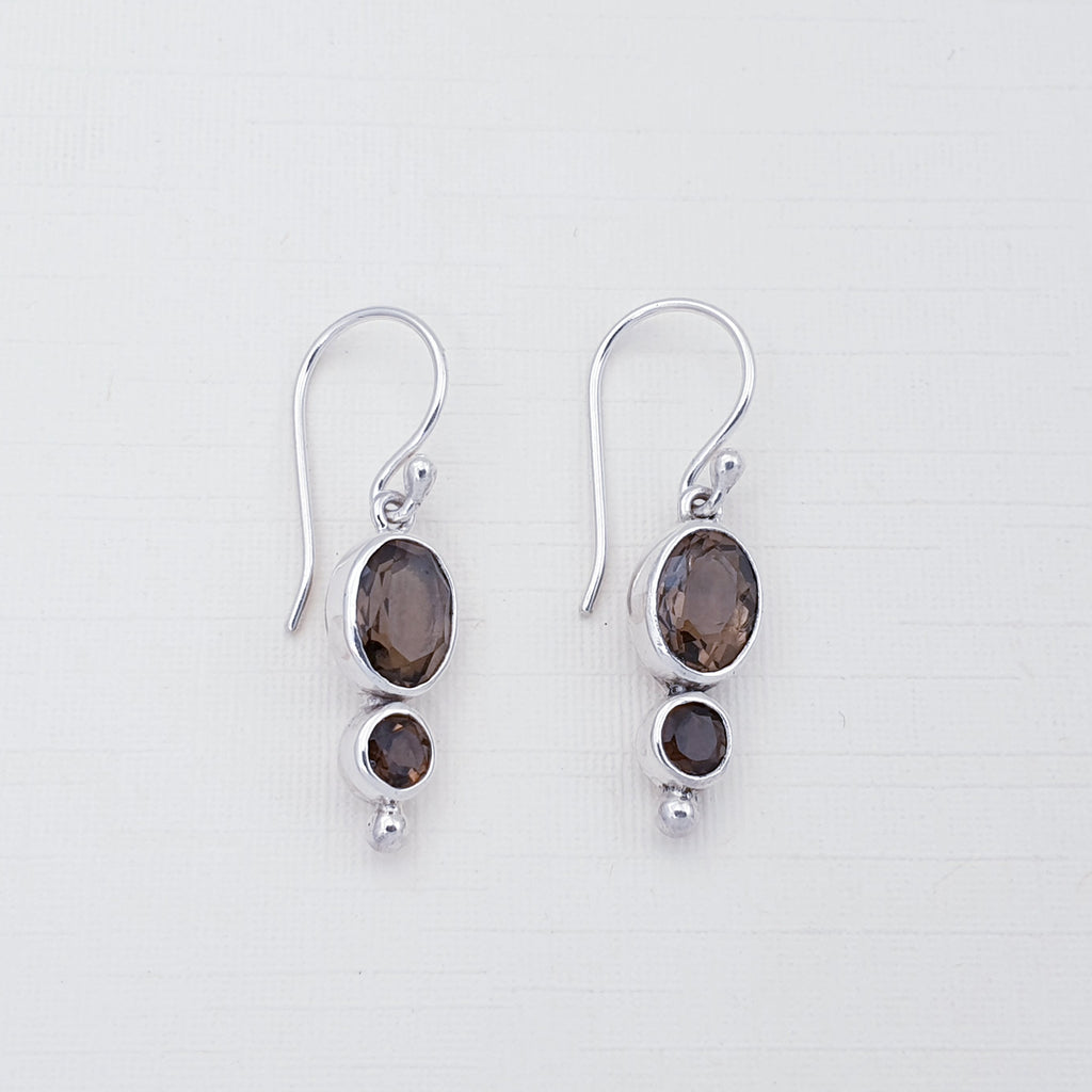 Smoky Quartz Keeva Earrings