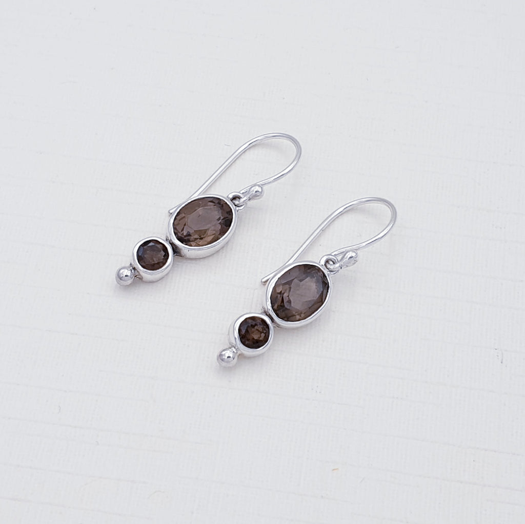 Smoky Quartz Keeva Earrings