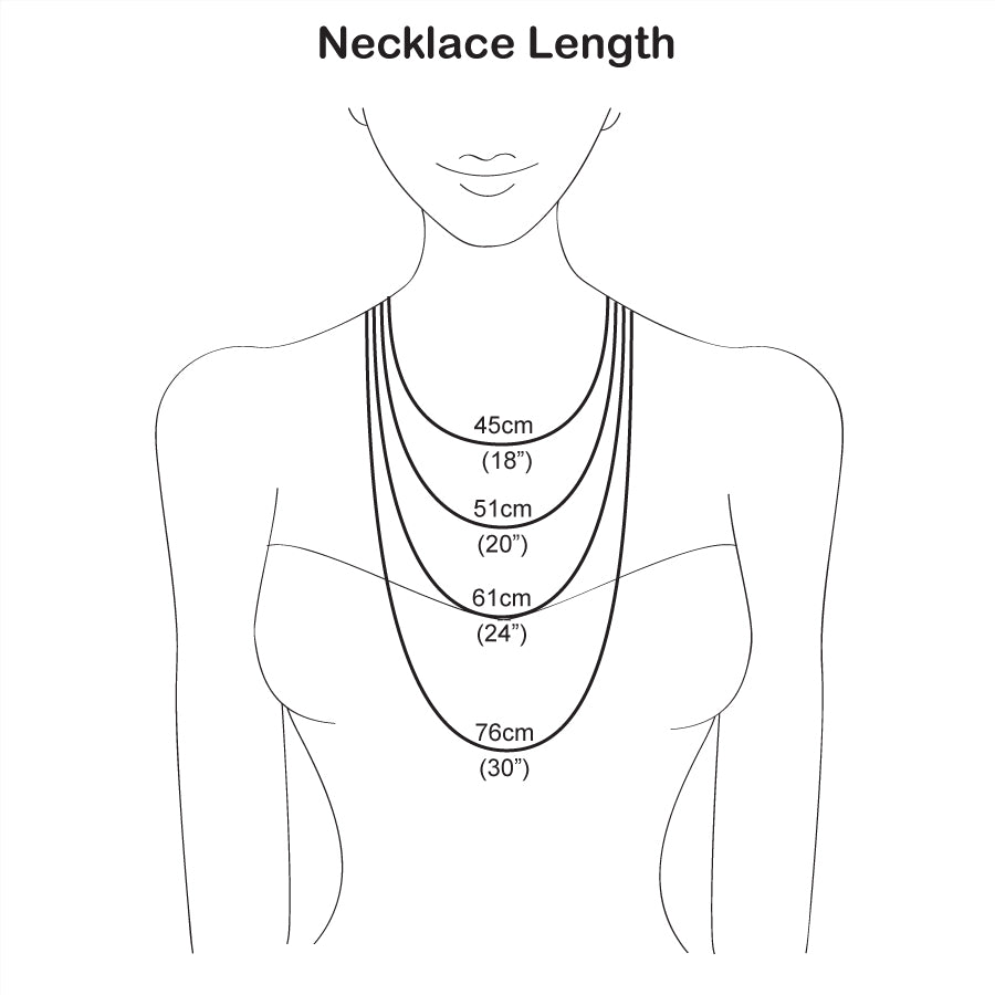 necklace length chart