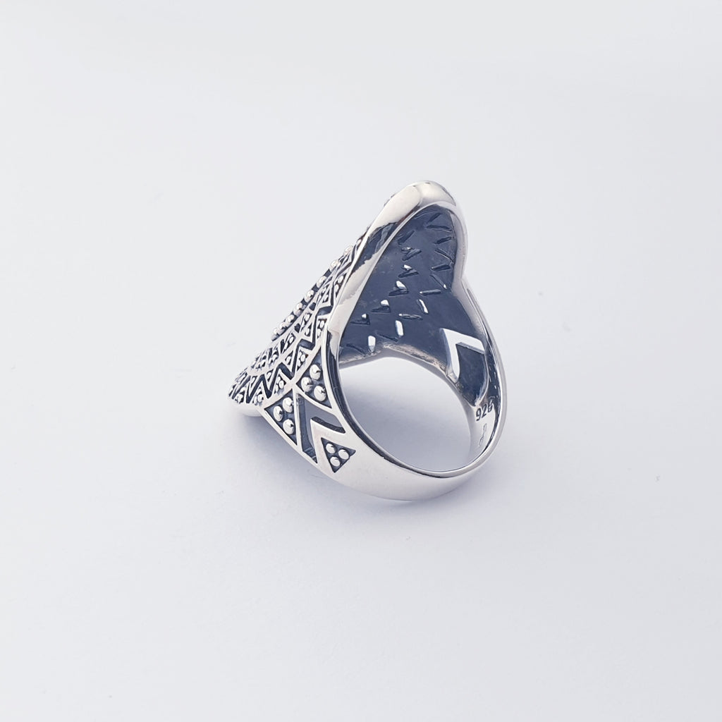 Sterling Silver Boho Ring