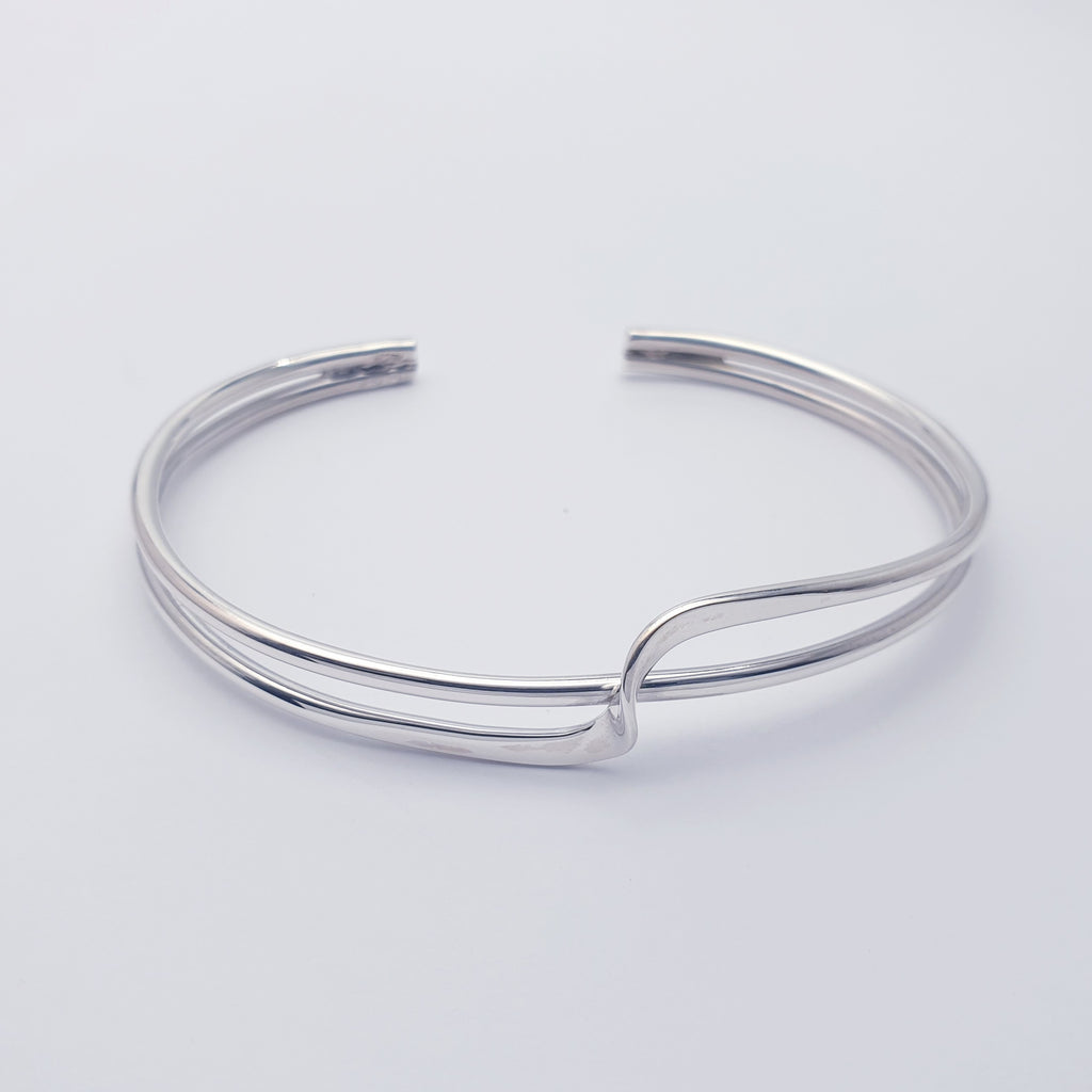 Sterling Silver Crossroads Cuff Bracelet