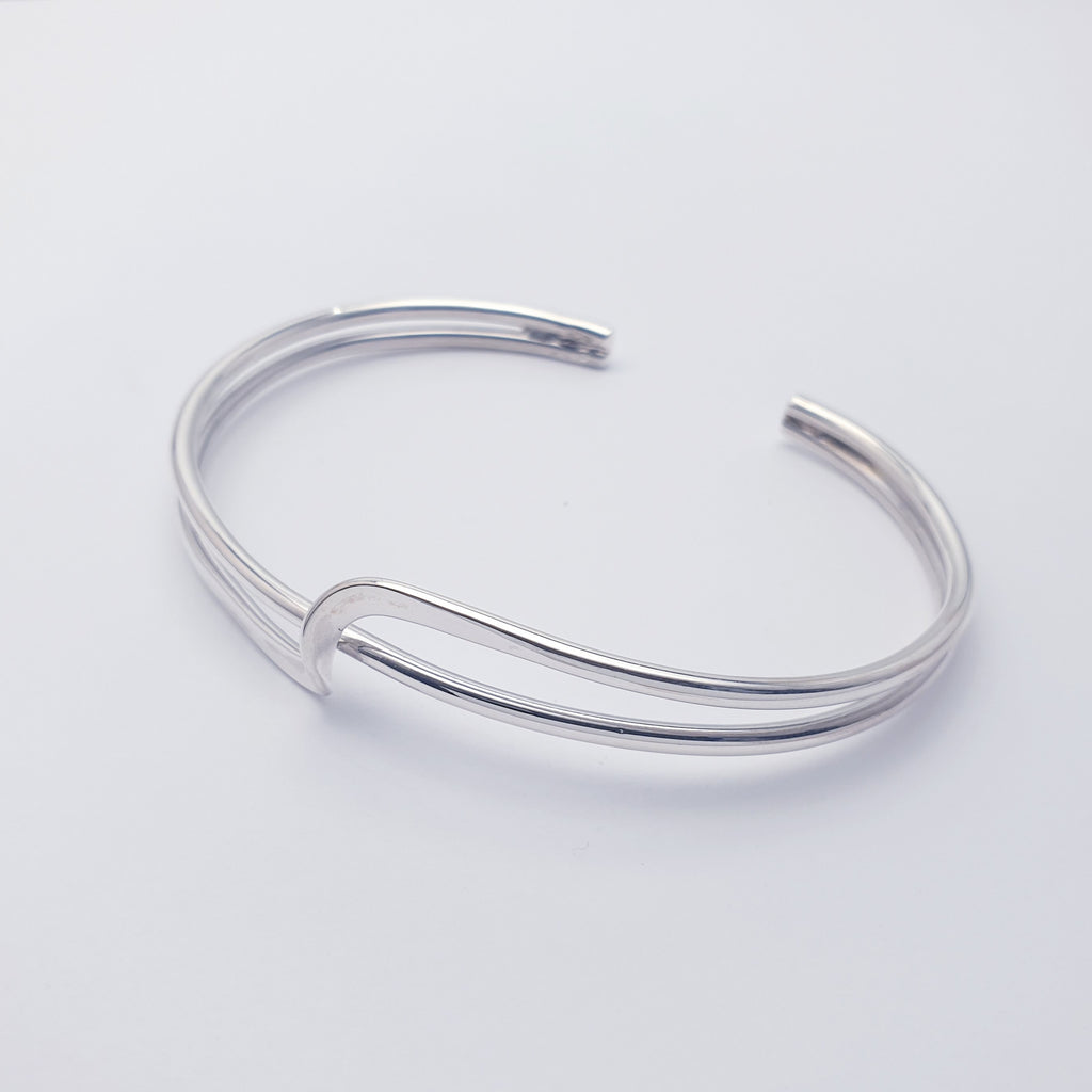 Sterling Silver Crossroads Cuff Bracelet