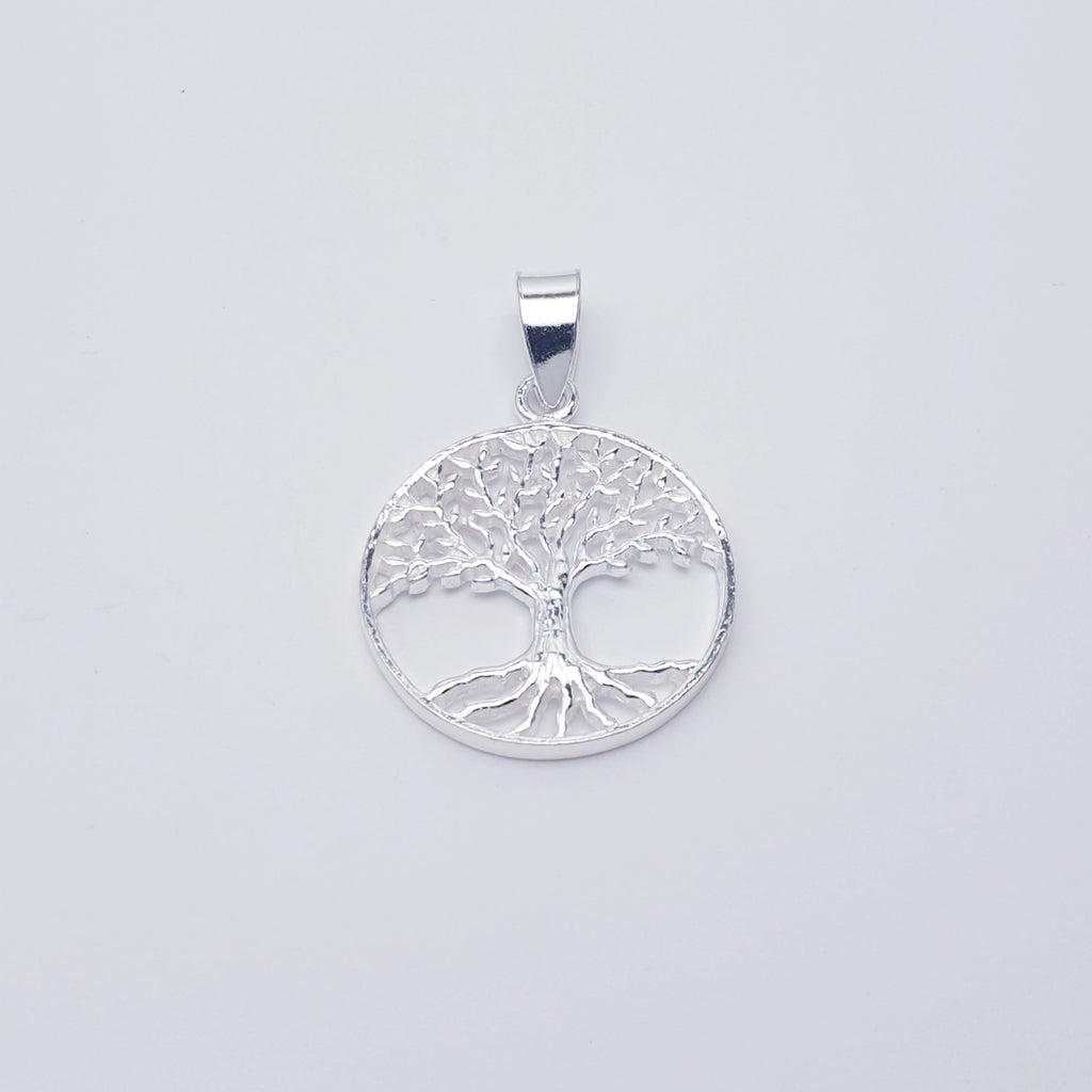 Sterling Silver Large Tree Of Life Pendant