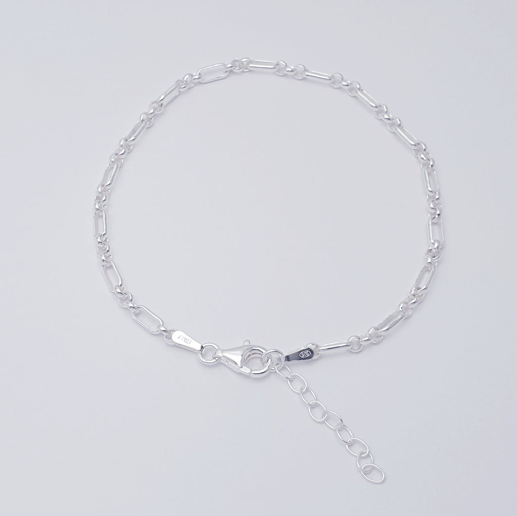Sterling Silver Dainty Linked Bracelet
