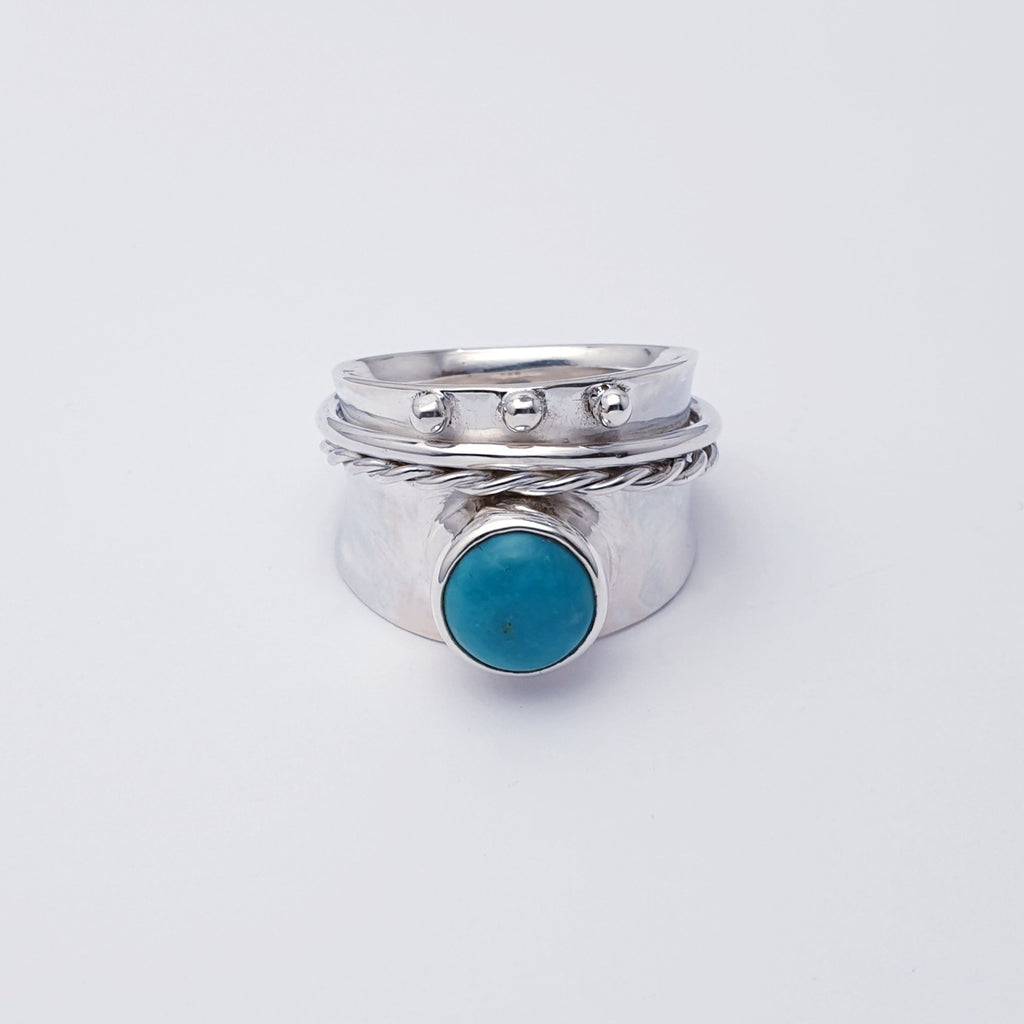 Turquoise Sterling Silver Adara Ring