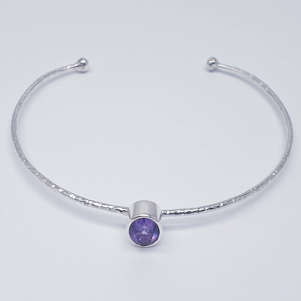 Amethyst Little Stone Cuff